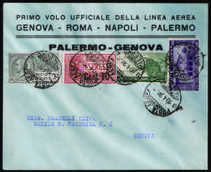 1926 1° Volo Palermo-Genova del 10.4.1926
