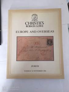 Christies Robson Lowe 22 nov.1988 - Europe ... 