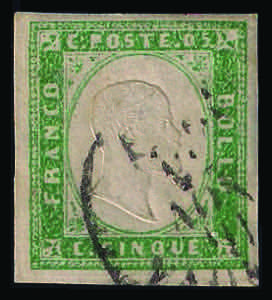 1855 C.5 verde pisello (13c cat.4500) ... 