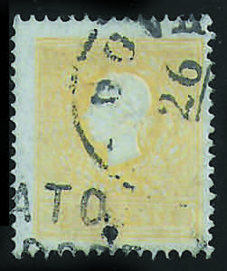 1858 Effigie s.2 giallo (28 cat.200) ... 