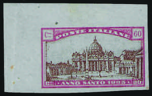 1924 Anno Santo c.60 non dentellato (172c) ... 