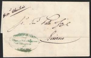 Lettera del 21 gennaio 1847 da Genova a ... 