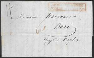 Lettera da Marsiglia 13 dicembre 1841 per ... 