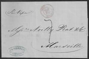 Lettera da Genova 21 agosto 1858 per ... 