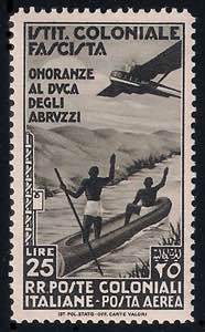 1934 Onoranze al Duca degli Abruzzi L.25 ... 