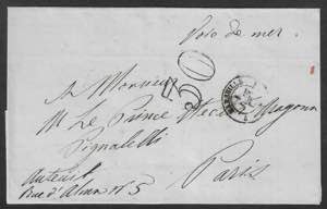 Lettera da Napoli a Parigi 30 maggio 1862 ... 