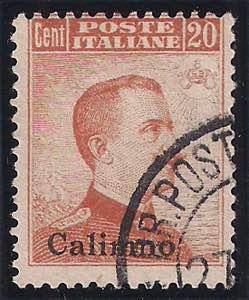 CALINO - 1917 Michetti c.20 arancio senza ... 