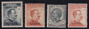 LIPSO - 1916/22 Lotto di tre emissioni del ... 