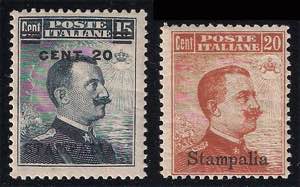 STAMPALIA - 1916/17 Lotto di due emissioni ... 