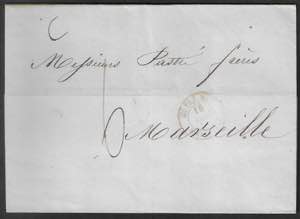 Lettera da Genova 15 dicembre 1853 per ... 