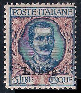 1912/15 Francobolli dItalia soprastampati 5 ... 