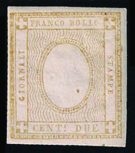 1862 C.2 giallo senza cifra (10c/ea ... 
