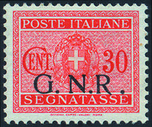 SEGNATASSE - 1944 GNR Brescia I tipo c.30 ... 