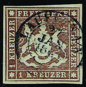 Wurttemberg - 1859 Stemma k.1 bruno (11 ... 