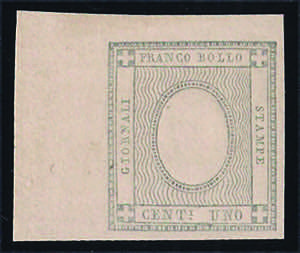 1861 stampati c.1 grigio nero senza cifra, ... 