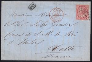 Regno VE2 - Lettera del 18 dicembre 1863 per ... 