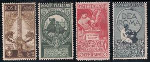Regno VE3 - 1911 Unità dItalia serie cpl. ... 