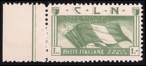 CLN - 1944 C.L.N. Aosta L.1 grigio verde ... 