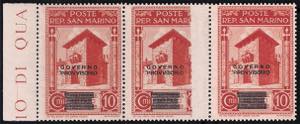 San Marino - 1943 Governo Provvisorio ... 
