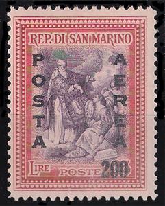 San Marino - Posta Aerea - 1948 Albetoniana ... 