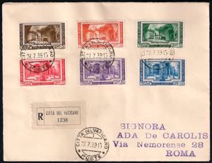 VATICANO - 1938 Congresso Archeologico serie ... 