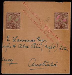 Posta Aerea - 1925 India, volo De Pinedo ... 