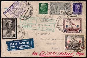 Posta Aerea - 1935 Primo volo Bruxelles - ... 