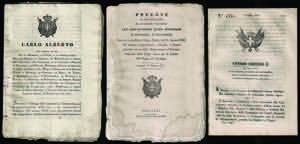 1836 Editto di S.M. Carlo Alberto sul ... 
