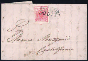 Lettera da VENEZIA 30 OTT. del 1850 per ... 
