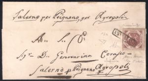 Lettera da Napoli 18 settembre 1860 per ... 