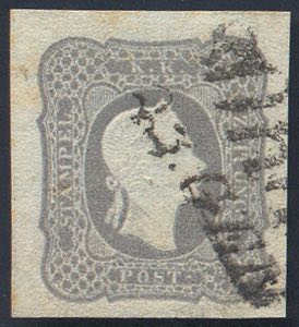 1861 Giornali effigie (s.1,05) grigio (10e ... 