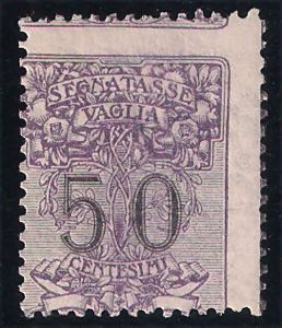 SEGNATASSE VAGLIA - 1924 Allegoria c.50 ... 