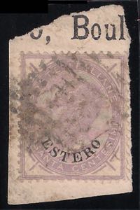 EM. GENERALI - 1874 Effigie c.60 lilla su ... 