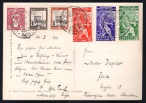 1935 Cartolina per la Germania in tariffa da ... 