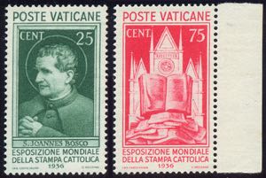 1936 Stampa Cattolica cpl. 8 val. (47/54 ... 