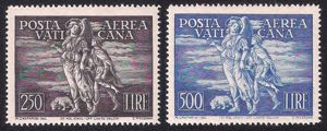 POSTA AEREA - 1948 Tobia cpl. 2 val. (A16/17 ... 