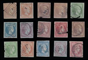 1861 Grandi Teste di Mercurio, selezione di ... 