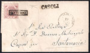 Lettera del 19 agosto 1860 da CASOLI con ... 