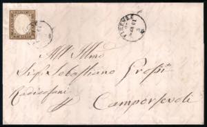 Lettera  da FIRENZE 27.1.1861 per ... 