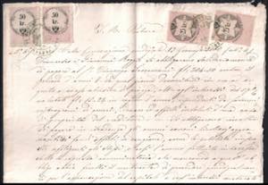 Documento da Motta del luglio 1866 ... 