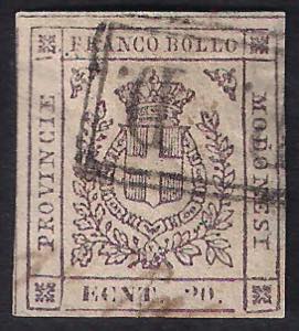 1859 Governo Provvisorio c.20 lilla grigio ... 