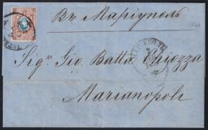 1868 Lettera da Taganrog per Marianopoli con ... 