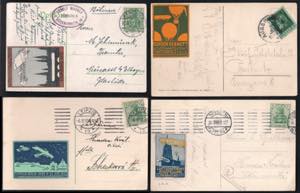1910/37 Germania, lotto con otto cartoline ... 