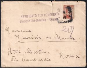 1918 Lettera con Michetti c.20 arancio, reca ... 