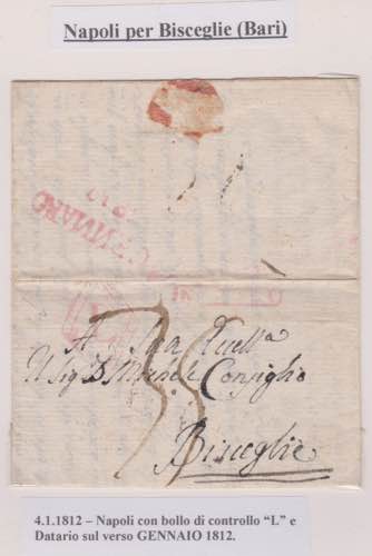 1812-NAPOLI-Lettera da Napoli per ... 