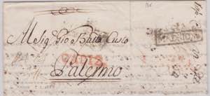 5.3.1784-SICILIA-VIA DI MARE-Lettera da ... 