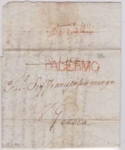 1802-SICILIA-Bollo lineare PALERMO in ... 