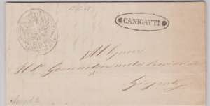 Sicilia,12.6.1861. Lettera da Campobello ... 