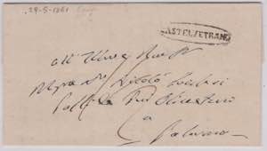 Sicilia.29.5.1861,lettera da Castelvetrano ... 