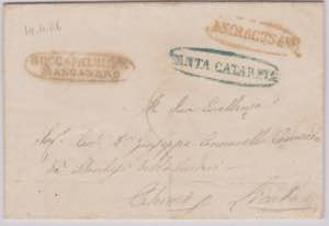 1846-SICILIA-Lettera da Siracusa,via ... 
